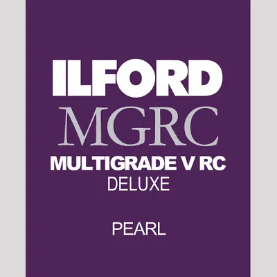 Ilford Multigrade V RC Deluxe Pearl - 8x10 Darkroom Printing Paper - 25 Sheets • £33.95