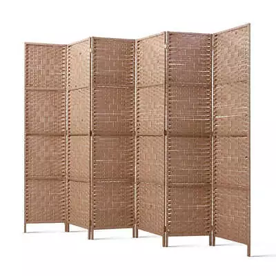 Artiss 6 Panel Room Divider Screen Privacy Timber Foldable Dividers Stand Natura • $108.79