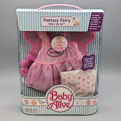 New 2007 Hasbro Baby Alive Fantasy Fairy Dress Up Set Doll Clothes Accessories • $50.46