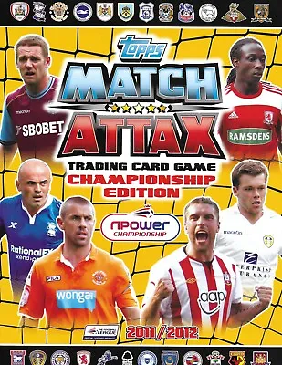 £1.50 • Buy Match Attax  Championship 2011/2012 11/12  Base / Basic Cards 1 To 264 By Topps 