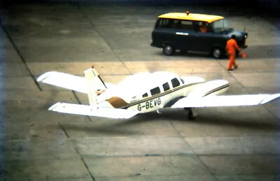 Aircraft 35mm  Slide -G-BEVG At Manchester Airport 1978 • £3.25