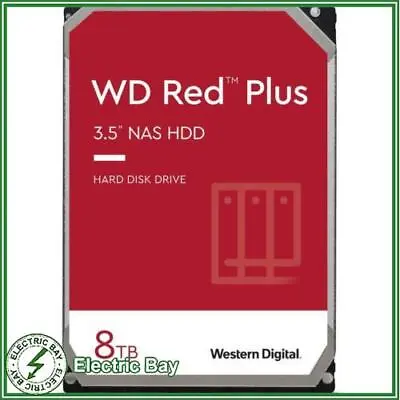 Western Digital 8TB Hard Disk Drive WD Red Plus 3.5  NAS HDD SATA WD80EFZZ NEW • $329