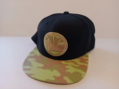 Golden State Warriors Mitchell And Ness SnapBack Adjustable Hat Cap Black/ Camo • $12