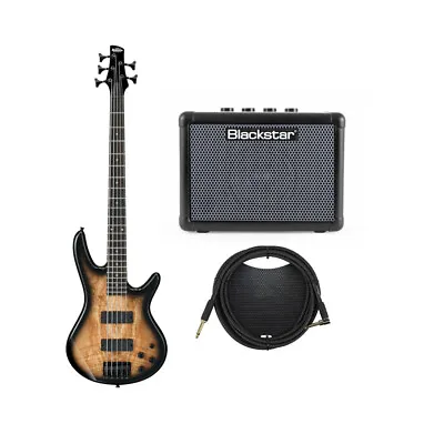 Ibanez 5 String Bass Guitar GSR205SM With FLY3 Bass Amp And Instrument Cable • $359.99