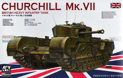 AFV35324 1:35 AFV Club Churchill Mk.VII British Heavy Infantry Tank • $71.59