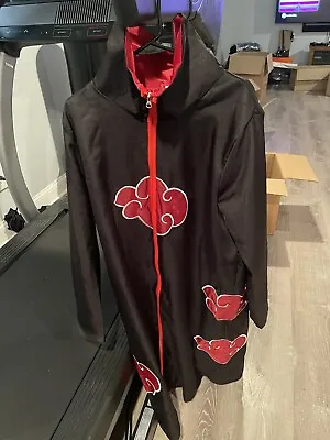 $20 • Buy Naruto Akatsuki Robe Cloak Coat Anime Cosplay Costume For Halloween NEW Version