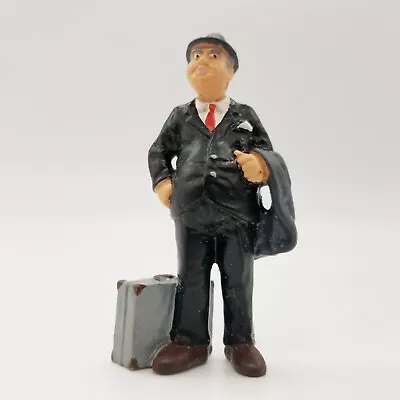 Vintage Bullyland Figurine Businessman Man Suit Hay Germany Hand Painted  • $17.08