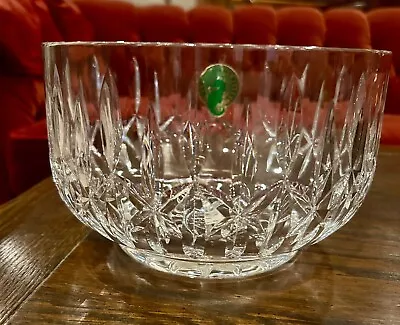 Waterford Lismore Crystal Bowl Cut Elegant Bowl  8” Round Signed • $289