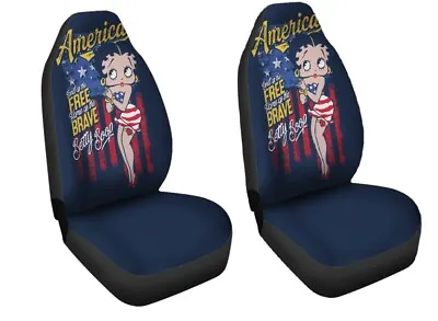 $54.99 • Buy Betty Boop America Car Seat Cover Funny Cartoon Gift Idea