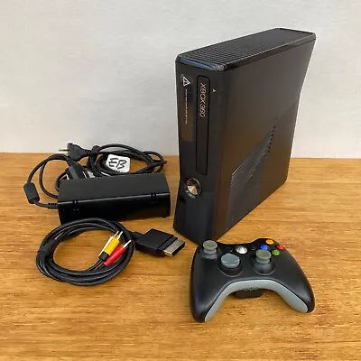 #3🔹🔹 Microsoft Xbox 360 S Slim Home Gaming Console W Controller & Power Supply • $79