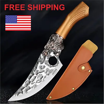 Viking Knife Chef Knife Japan Kitchen Meat Cleaver Butcher Boning Knife Chopping • $18.95