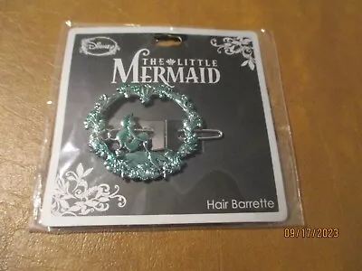 NEW The Little Mermaid Ariel Barette Green Women's Hair Clip Accessory Disney • $10