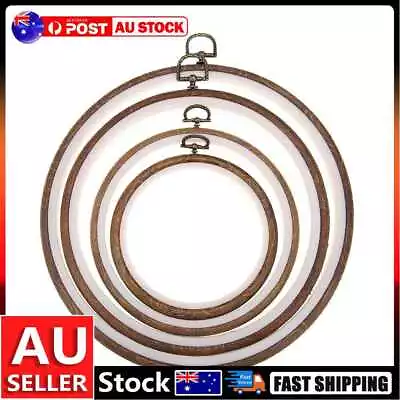 Plastic Frame Embroidery Hoop Ring Circle Round Loop For Craft Cross Stitch AU • $10.09