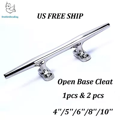 316 Stainless Steel Open Base Cleat Boat Dock Cleat Marine Hardware 4/5/6/8/10'' • $17.99