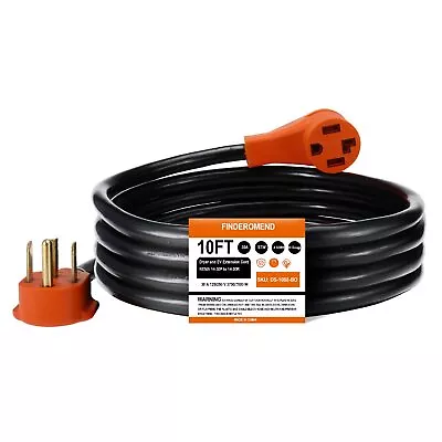 EV And Dryer Extension Cord30 Amp 4 Prong NEMA 14-30P To 14-30R 125/250V • $138.99