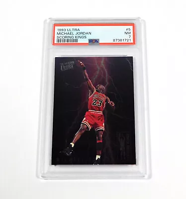 1993-94 Ultra Michael Jordan Scoring Kings #5 Bulls PSA 7 • $549.99