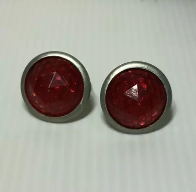 Vintage Bright Star Bike Reflectors Cliffton N.J. RED Motorcycle Bicycle PAIR • $19.99