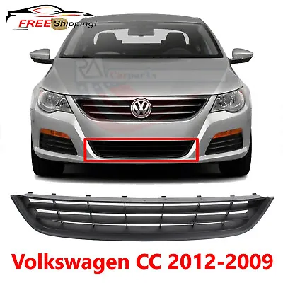 $70.50 • Buy For 2009-2012 Volkswagen CC 2009-2010 Passat CC Center Bumper Grille Primed