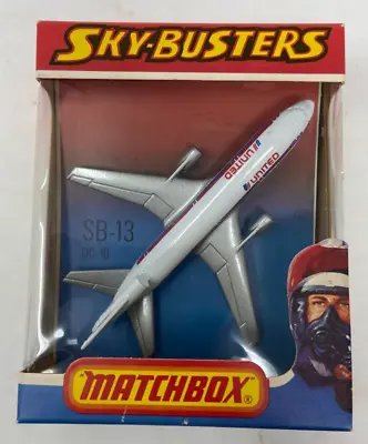 Vintage 1978 Matchbox LESNEY Sky Busters SB-13 United Airlines DC-10 Diecast NIB • $19