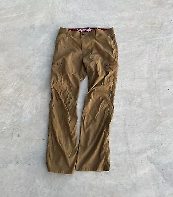 Wrangler ATG Pants Mens 36X30 Nylon Fleece Lined Stretch Outdoors Hiking Fishing • $20