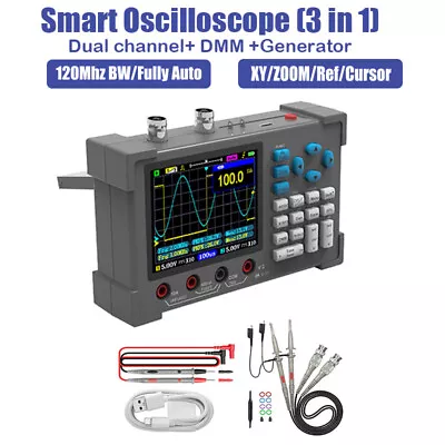 3in1 3.2in Oscilloscope Multimeter Signal Generator 250MSa/s Sampling Rate R6K1 • $107.15