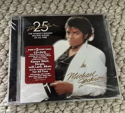 Michael Jackson -Thriller [25th Anniversary Edition CD & DVD SET] NEW AND SEALED • $14