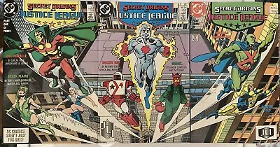 $7.65 • Buy 3 X SECRET ORIGINS Starring JUSTICE LEAGUE Issues 33, 34 & 35 - DC COMICS 1988