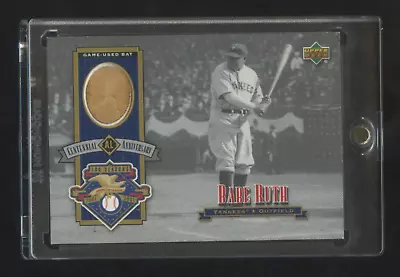 2001 UPPER DECK Babe Ruth GAME USED BAT SP   RARE  YANKEES LEGEND  HOF • $499.99