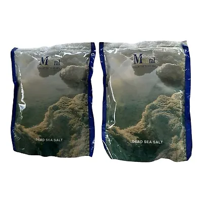 Mineral From The Dead Sea Salt Bath 100% Natural Israel 9oz 250 Gr Lot Of 2 • $18.99