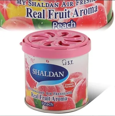 MY SHALDAN V8 SCENT CAR/OFFICE/HOME/AUTO JAPAN REFRESH AIR FRESHENER 80G- Peach • $6.88