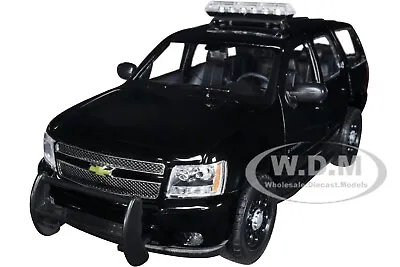 2008 Chevrolet Tahoe Unmarked Police Black 1/24 Diecast Model Car Welly 22509 • $23.49