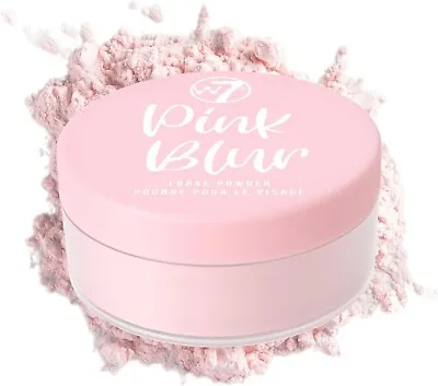 W7 Pink Blur Loose Powder Setting Brightening & Blurring Face Powder • £8.99