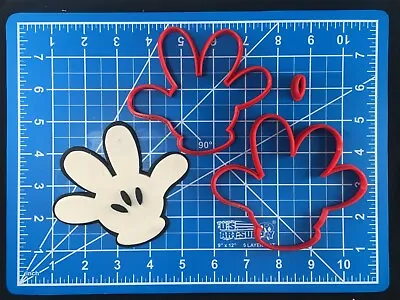 Mickey Mouse Hand Cookie Fondant Cutter Set - Large Sizes! Extra Durable! • $5.49