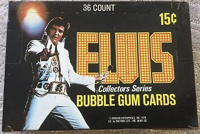1978 Donruss ELVIS Collectors Series Trading Card Wax-Pack Box • $130