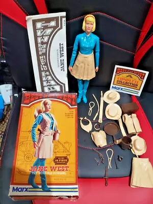 VTG 1974 Jane West Moveable Cowgirl Marx W/Box/Papers/Gear Great Shape HTF Nice! • $98