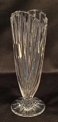 Waterford Crystal Vase Fluted Seven Inches Tall By Marquis • $19.99