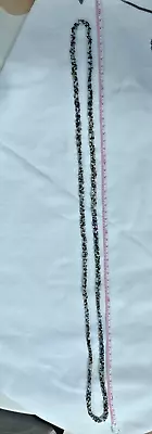 Rainbow Seed Bead Long Necklace Bracelet Hippie Love Beach Festival Boho 60cm • £1