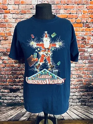 National Lampoon's Christmas Vacation Adult Large Blue T-Shirt  EUC! • $12