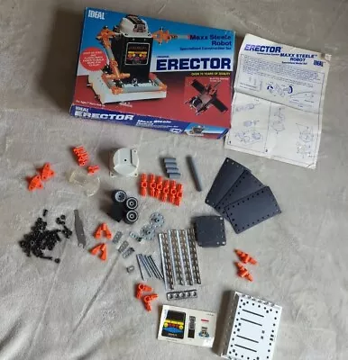 1986 Ideal Erector Maxx Steele Robot Ideal Complete In Box Instructions JD • $15.99