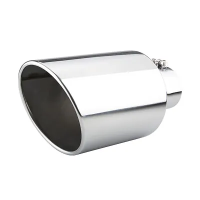 4  Inlet 8  Outlet 15  Long Stainless Steel Rolled Edge Exhaust Tip Diesel • $52