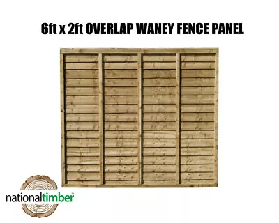 £16.19 • Buy Waney Lap Fence Panels SPECIAL OFFER PRICES! VARIOUS SIZES! 6x2,6x3,6x4,6x5,6x6