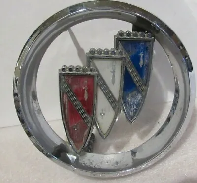 Vintage Buick Tri-Shield LaSabre Front Grill Emblem Metal Heavy  • $130.60