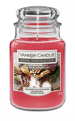 Yankee Candle Home Inspiration Scented Large Jar Cinnamon Delight 100-125hrs • £16.15