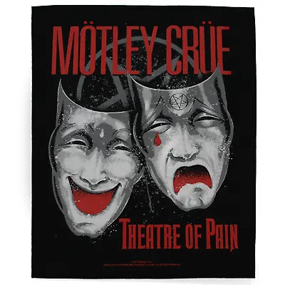 Official Theater Of Pain Patch Motley Crue XL DTG Printed Sew On • $27.99