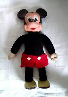 Vintage Original Hasbro Disney Mickey Mouse Walking Doll  - 18  Tall - Used. • £9.99