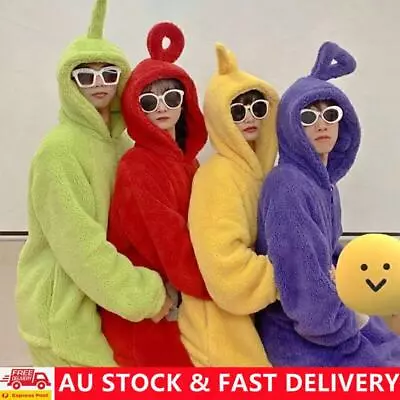 Anime Teletubbies Costume Adult Christmas Pajamas Pyjamas Sleepwear Jumpsuits AU • $36.99