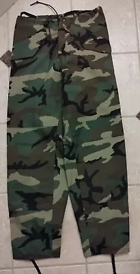 MILITARY Cold Weather Trousers Gore-Tex Nylon Camouflage Size: SMALL Reg. NEW!!! • $45