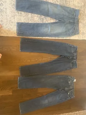 Lot Of 3 Levi's 514 Blue Jeans Men's Size 32x32. • $55