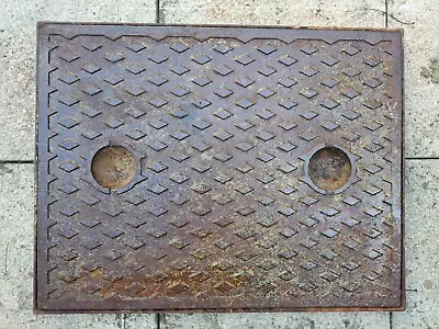 £110 • Buy Cast Iron Manhole Cover With Frame 655mm X 505mm