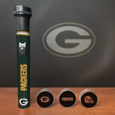 NFL Green Bay Packers Projector Light With 3 Interchangeable Lenses New For 2021 • $9.99